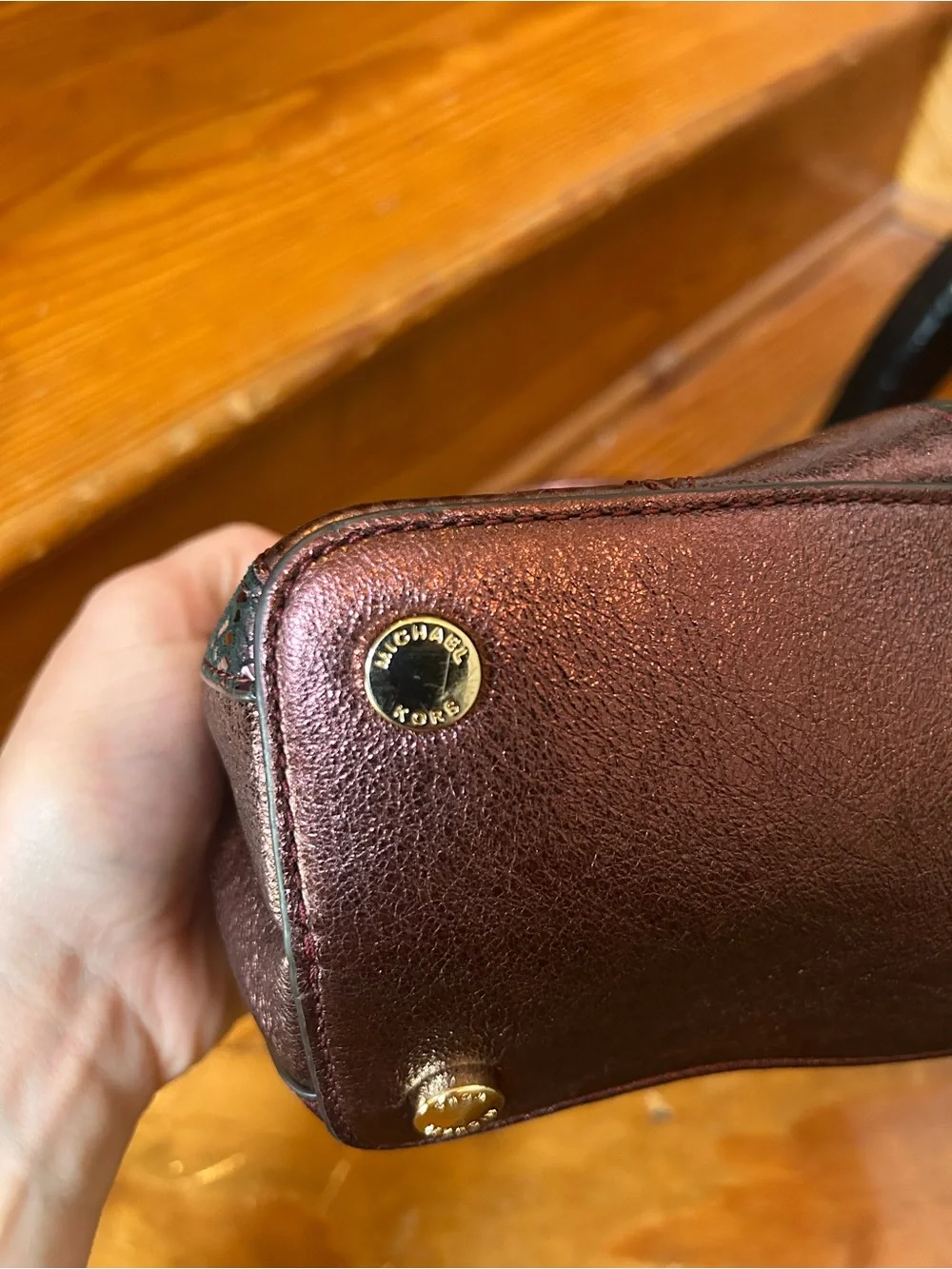 Michael Kors compact satchel